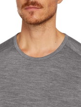 Icebreaker Unterwäsche Tshirt 200 Oasis SS Crewe enganliegend (Merinowolle) grau Herren